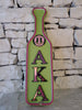 Alpha Kappa Alpha LED Wooden Paddle Green