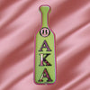 Alpha Kappa Alpha LED Wooden Paddle Green