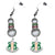 Alpha Kappa Alpha Pearl Shield Earrings