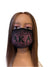 Alpha Kappa Alpha Rhinestone Bling Face Mask Pink Sprinkle