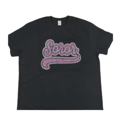 Alpha Kappa Alpha SOROR Rhinestone Bling Cocktail T-Shirt