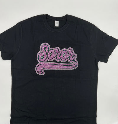 Alpha Kappa Alpha SOROR Rhinestone Bling Cocktail T-Shirt