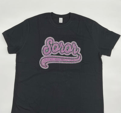 Alpha Kappa Alpha SOROR Rhinestone Bling Cocktail T-Shirt