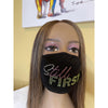 Alpha Kappa Alpha Still First Bling Face Mask