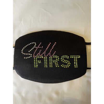 Alpha Kappa Alpha Still First Bling Face Mask
