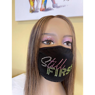 Alpha Kappa Alpha Still First Bling Face Mask