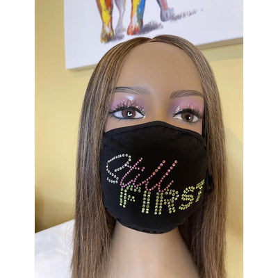 Alpha Kappa Alpha Still First Bling Face Mask