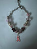 Breast Cancer Awareness Hope Charm Bracelet - Breast Cancer Bracelet